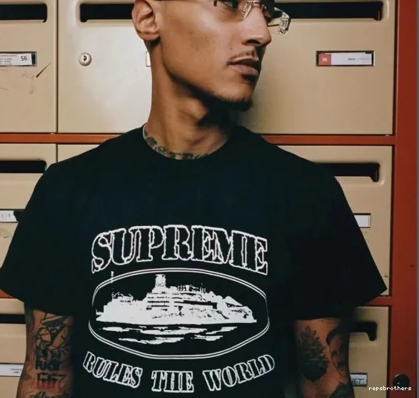 Short FW23 TEE XL THE Devil's Island L Sleeve TEE WORLD RULE CORTEIZ Black M Printed S 0730